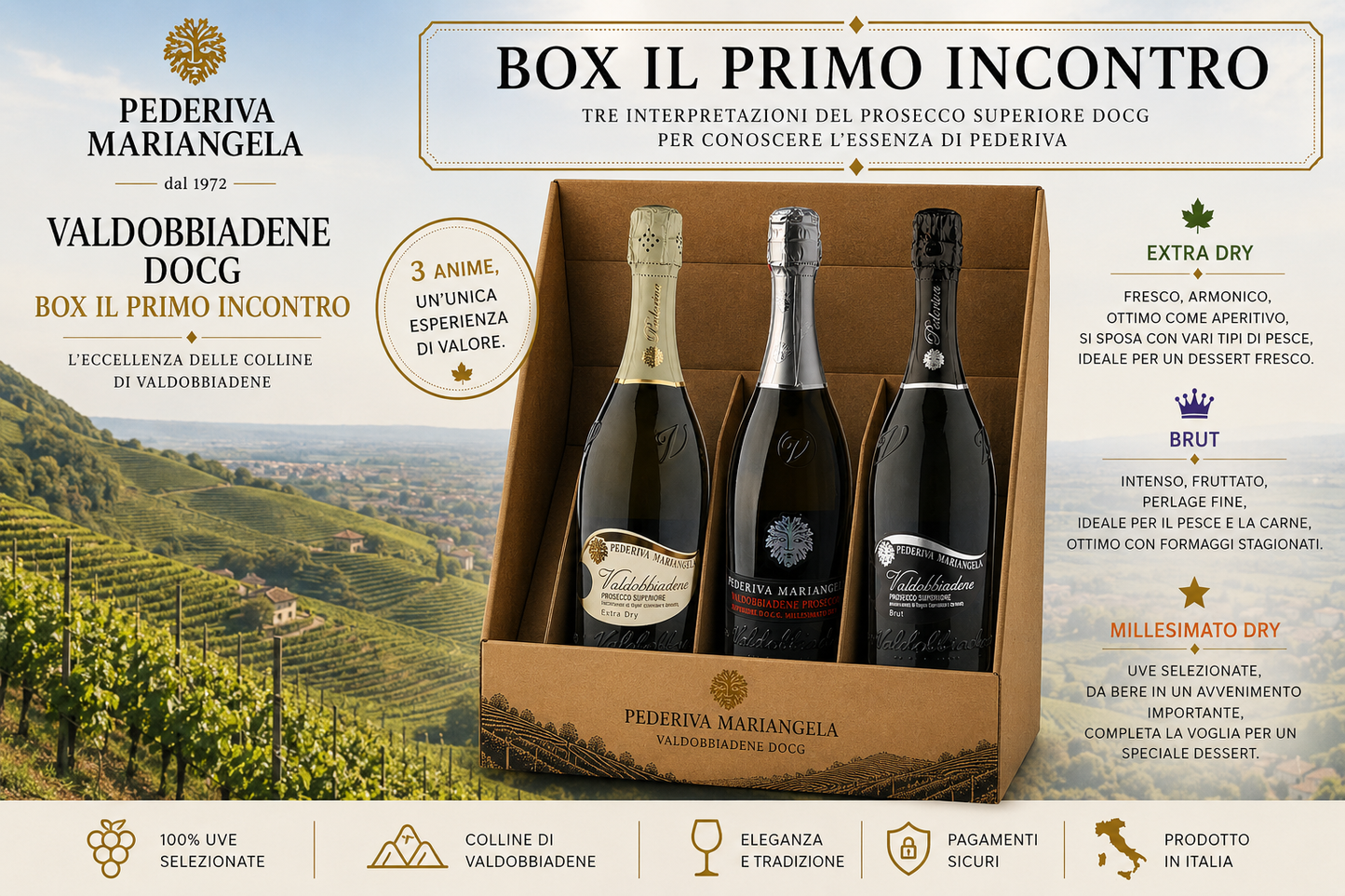 Valdobbiadene DOCG Box Il Primo Incontro